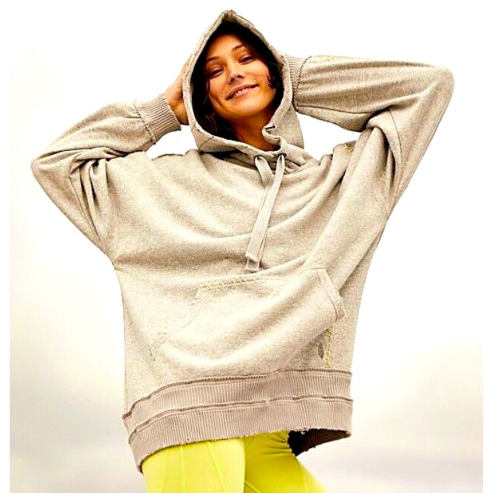 Free people rivalry hoodie oversized free people movement xs